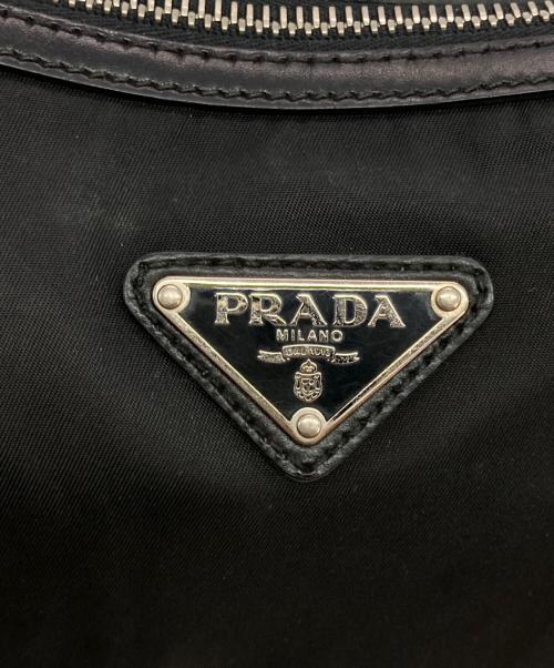 PRADA（プラダ）PRADA (プラダ) ナイロンショルダーバッグ ブラックの古着・服飾アイテム