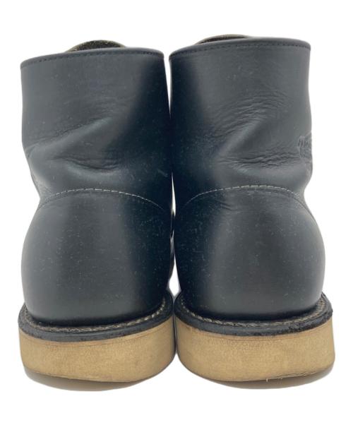 RED WING（レッドウィング）RED WING (レッドウィング) PLAIN TOE ブラック サイズ:USA8Dの古着・服飾アイテム
