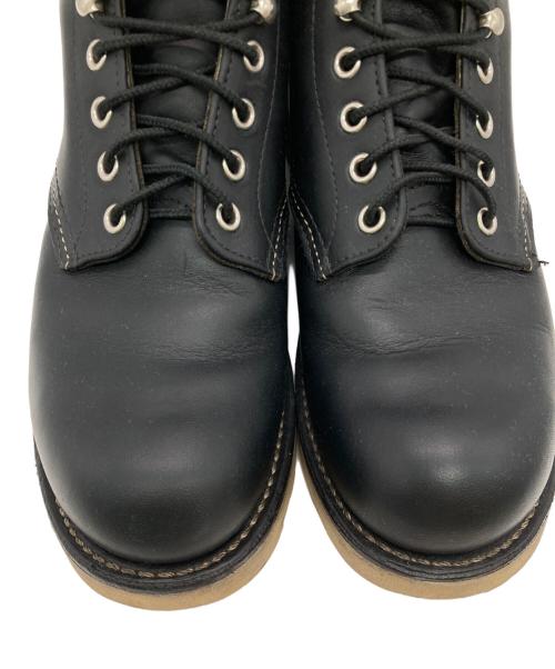 RED WING（レッドウィング）RED WING (レッドウィング) PLAIN TOE ブラック サイズ:USA8Dの古着・服飾アイテム
