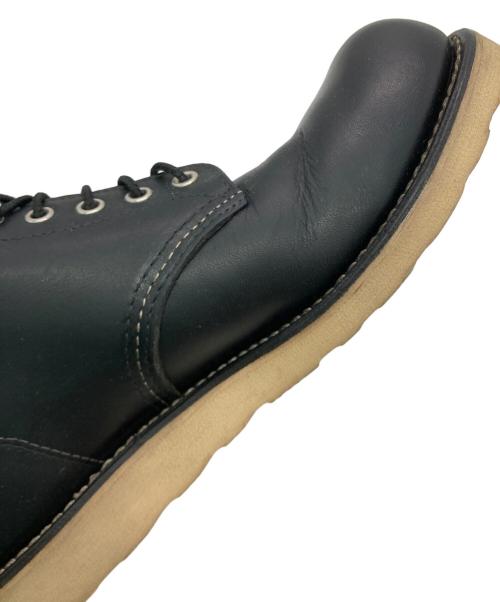 RED WING（レッドウィング）RED WING (レッドウィング) PLAIN TOE ブラック サイズ:USA8Dの古着・服飾アイテム