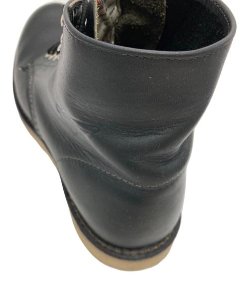 RED WING（レッドウィング）RED WING (レッドウィング) PLAIN TOE ブラック サイズ:USA8Dの古着・服飾アイテム