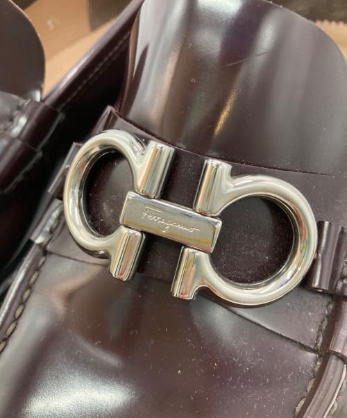 Salvatore Ferragamo（サルヴァトーレ フェラガモ）Salvatore Ferragamo (サルヴァトーレ フェラガモ) ガンチーニビットローファー ブラウン サイズ:7 1/2の古着・服飾アイテム