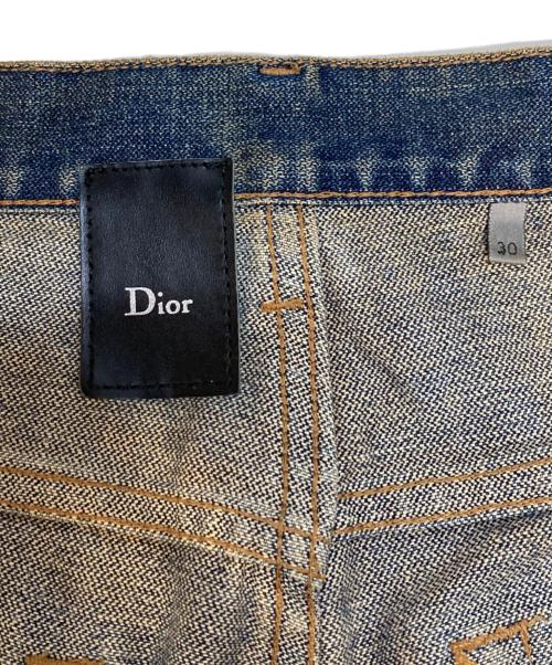 DIOR HOMME（ディオール オム）DIOR HOMME (ディオール オム) ラストウォッシュデニムパンツ インディゴ サイズ:30の古着・服飾アイテム