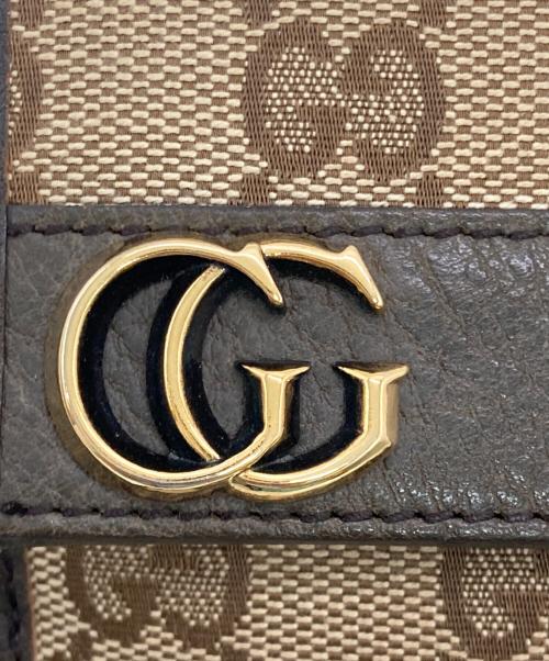GUCCI（グッチ）GUCCI (グッチ) GGキャンバス2つ折り財布 ベージュの古着・服飾アイテム