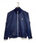 FRED PERRYフレッドペリー）の古着「TAPED TRACK JACKET」｜ネイビー