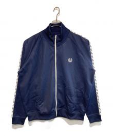 FRED PERRY（フレッドペリー）の古着「TAPED TRACK JACKET」｜ネイビー