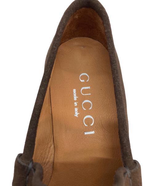 GUCCI（グッチ）GUCCI (グッチ) ホースビット ローファー ブラウン サイズ:39の古着・服飾アイテム