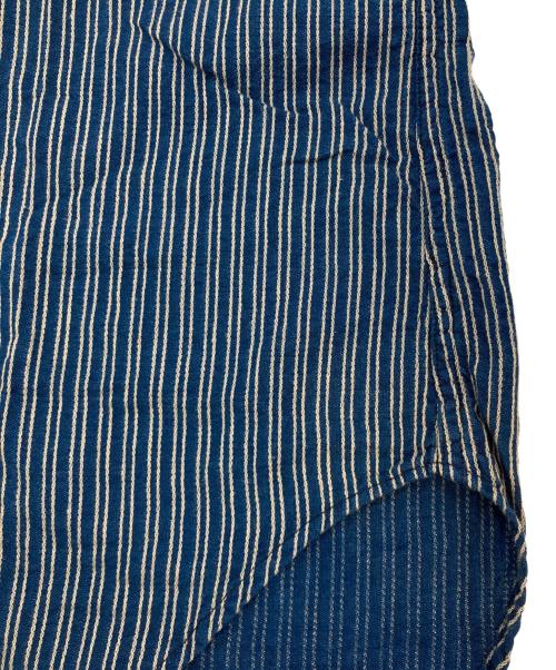 KAPITAL（キャピタル）KAPITAL (キャピタル) インディゴストライプウエスタンシャツ インディゴ サイズ:4の古着・服飾アイテム