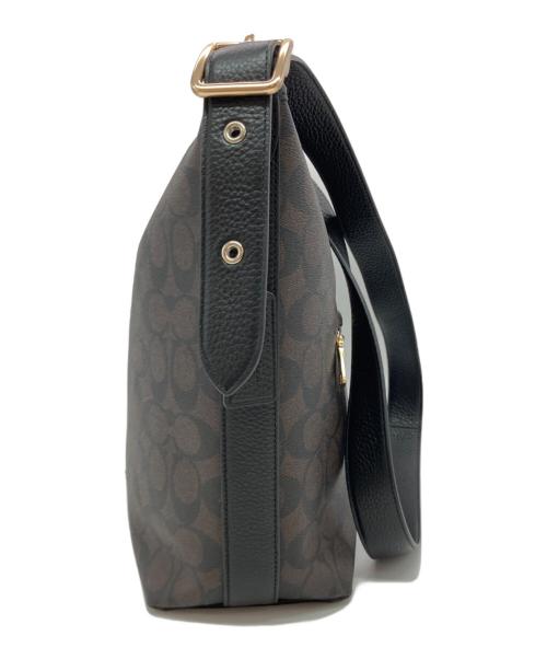 COACH（コーチ）COACH (コーチ) シグネチャーショルダーバッグ ブラウンの古着・服飾アイテム