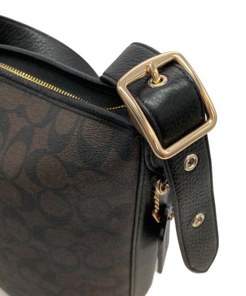 COACH（コーチ）COACH (コーチ) シグネチャーショルダーバッグ ブラウンの古着・服飾アイテム