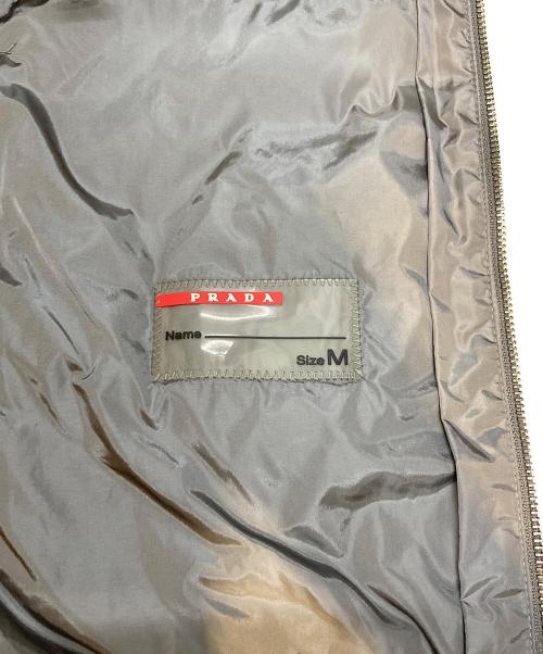 PRADA（プラダ）PRADA (プラダ) トライアングルロゴナイロンジャケット グレー サイズ:Mの古着・服飾アイテム