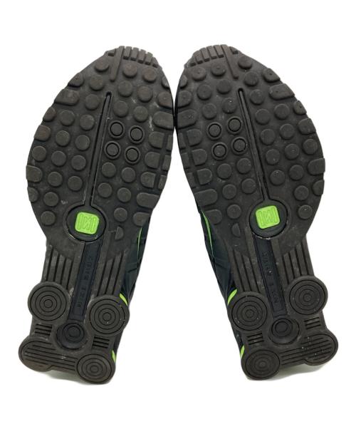 NIKE（ナイキ）NIKE (ナイキ) SHOX R4 ブラック×グリーン サイズ:US9.5の古着・服飾アイテム