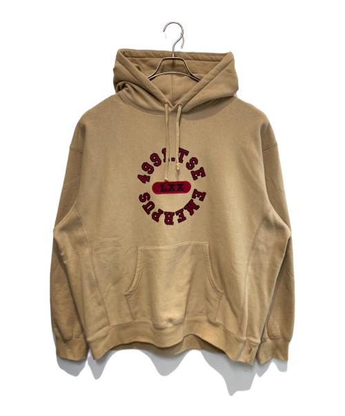 SUPREME（シュプリーム）SUPREME (シュプリーム) REVERSE HOODED SWEATSHIRT ベージュ サイズ:XXLの古着・服飾アイテム