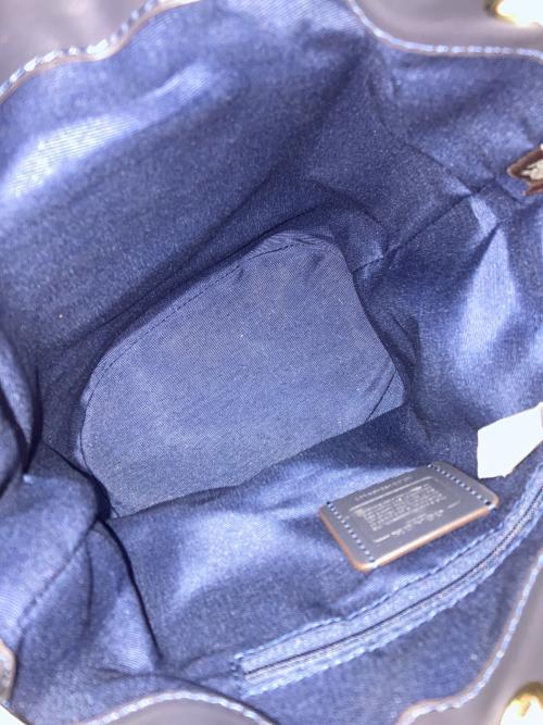 COACH（コーチ）COACH (コーチ) シグネチャー2WAYデニムショルダーバッグ ネイビーの古着・服飾アイテム