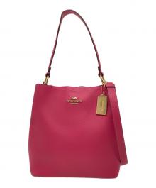 COACH（コーチ）の古着「Town Bucket Bag」｜ピンク
