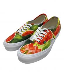 VANS（ヴァンズ）の古着「OG Authentic LX」｜グリーン×オレンジ
