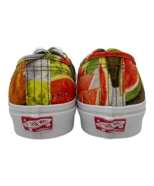 VANS（ヴァンズ）VANS (ヴァンズ) OG Authentic LX グリーン×オレンジ サイズ:USM8.5の古着・服飾アイテム