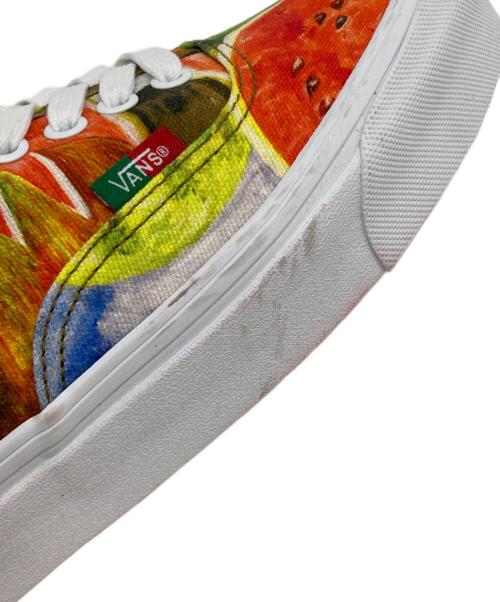 VANS（ヴァンズ）VANS (ヴァンズ) OG Authentic LX グリーン×オレンジ サイズ:USM8.5の古着・服飾アイテム