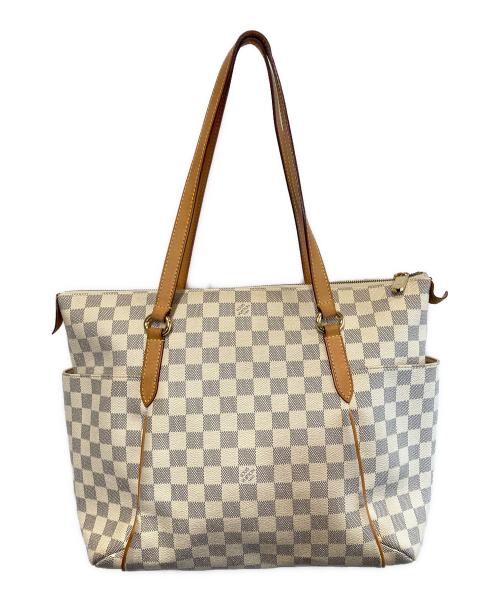 LOUIS VUITTON（ルイ ヴィトン）LOUIS VUITTON (ルイ ヴィトン) ダミエ アズール トータリーGM ホワイト×ベージュの古着・服飾アイテム