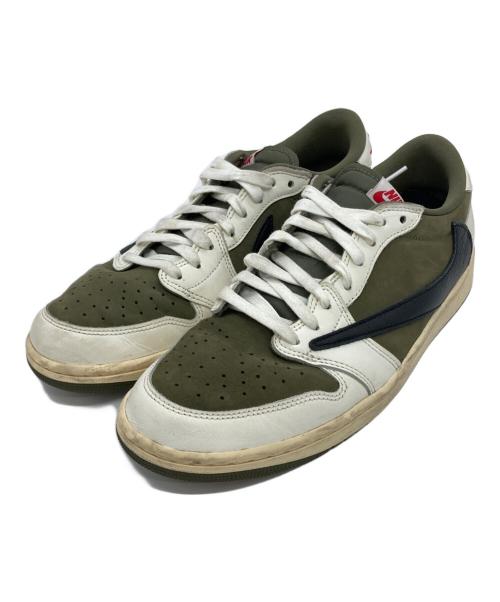 NIKE（ナイキ）NIKE (ナイキ) Travis Scott (トラヴィススコット) AIR JORDAN 1 LOW OG SP Reverse Olive サイズ:US10の古着・服飾アイテム