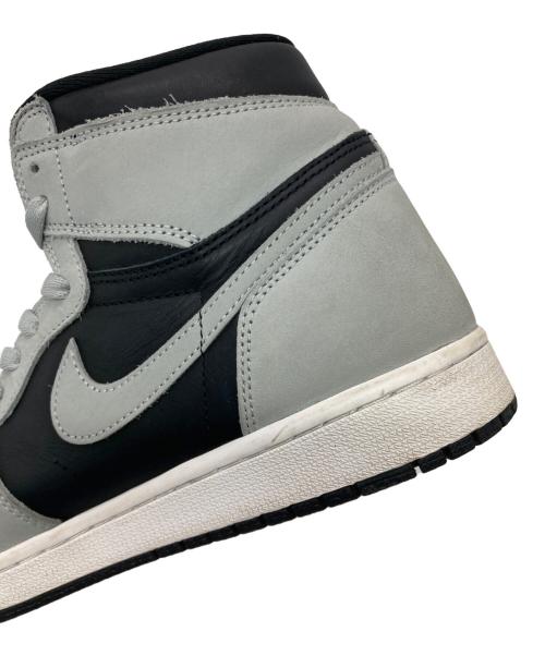 NIKE（ナイキ）NIKE (ナイキ) AIR JORDAN 1 RETRO HIGH OG ブラック×グレー サイズ:US10.5の古着・服飾アイテム