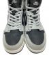 中古・古着 NIKE (ナイキ) AIR JORDAN 1 RETRO HIGH OG ブラック×グレー サイズ:US10.5：8000円