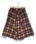 tricot COMME des GARCONS (トリココムデギャルソン) タータンチェックサルエルパンツ グレー×レッド サイズ:Ｓ：14000円