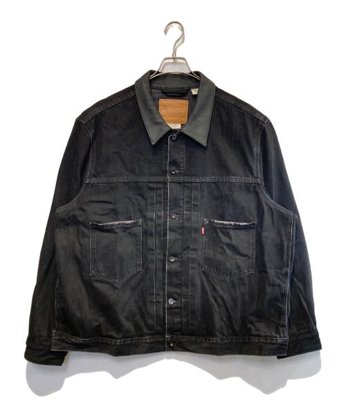 LEVI'S PReMIUM（リーバイス プレミアム）LEVI'S PReMIUM (リーバイス プレミアム) EDIFICE (エディフィス) 2nd Type Trucker Jacket ブラック サイズ:XXLの古着・服飾アイテム