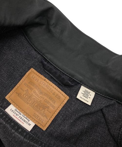 LEVI'S PReMIUM（リーバイス プレミアム）LEVI'S PReMIUM (リーバイス プレミアム) EDIFICE (エディフィス) 2nd Type Trucker Jacket ブラック サイズ:XXLの古着・服飾アイテム