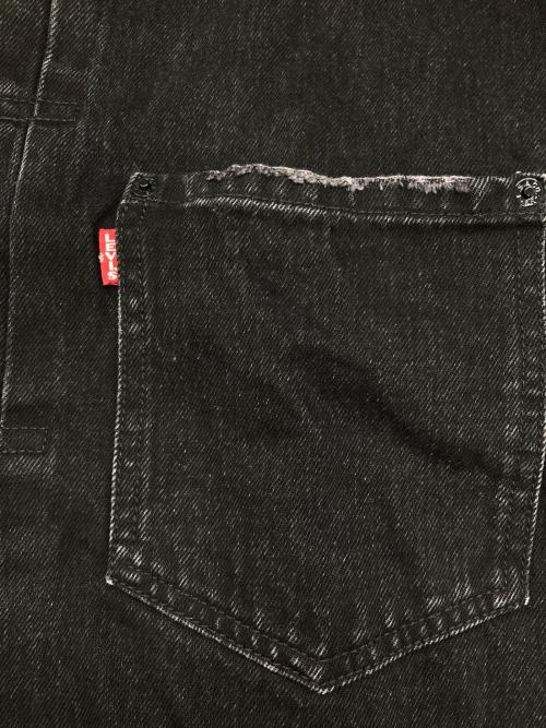 LEVI'S PReMIUM（リーバイス プレミアム）LEVI'S PReMIUM (リーバイス プレミアム) EDIFICE (エディフィス) 2nd Type Trucker Jacket ブラック サイズ:XXLの古着・服飾アイテム