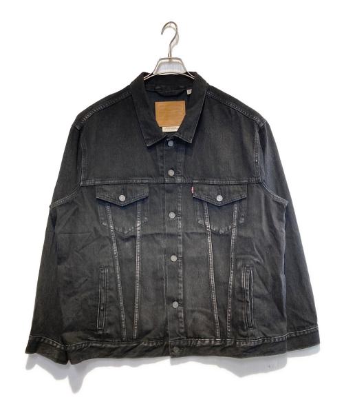 LEVI'S PReMIUM（リーバイス プレミアム）LEVI'S PReMIUM (リーバイス プレミアム) TYPEⅢ リラックスフィット トラッカージャケット ブラック サイズ:XLの古着・服飾アイテム