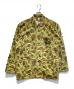 waiperワイパー）の古着「1940's USMC 1stパターンダックハンターカモユーティリティジャケット」｜グリーン