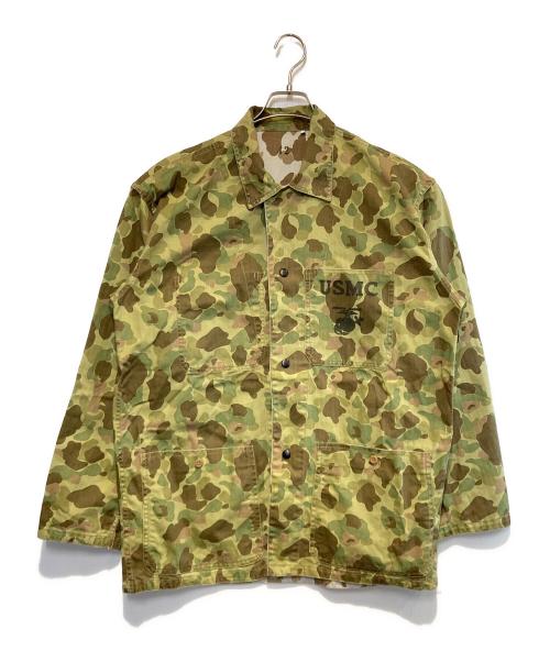 waiper（ワイパー）waiper (ワイパー) 1940's USMC 1stパターンダックハンターカモユーティリティジャケット グリーン サイズ:42の古着・服飾アイテム