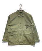 waiperワイパー）の古着「1940's USMC HBT ユーティリティジャケット」｜カーキ