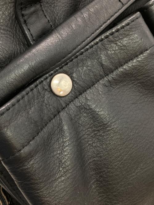SLOW（スロウ）SLOW (スロウ) BEAMS (ビームス) HELMET BAG SOFT LEATHER S ブラックの古着・服飾アイテム