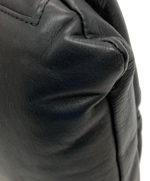 SLOW（スロウ）SLOW (スロウ) BEAMS (ビームス) HELMET BAG SOFT LEATHER S ブラックの古着・服飾アイテム
