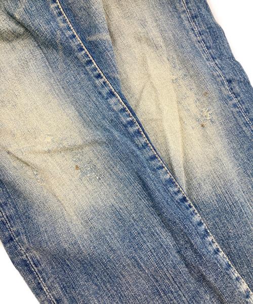 Hysteric Glamour（ヒステリックグラマー）Hysteric Glamour (ヒステリックグラマー) ニューヨークドールズプリントデニムパンツ インディゴ サイズ:Mの古着・服飾アイテム