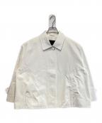 MACKINTOSH LONDONマッキントッシュ ロンドン）の古着「ウェザーコットンステンカラーショートコート」｜ホワイト