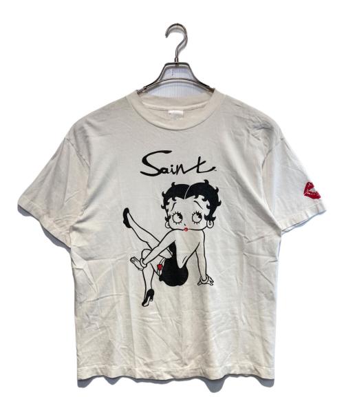 SAINT MICHAEL（セントマイケル）SAINT MICHAEL (セントマイケル) BTY SS TEE ホワイト サイズ:Ｌの古着・服飾アイテム