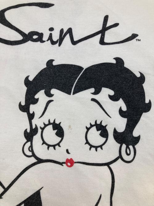 SAINT MICHAEL（セントマイケル）SAINT MICHAEL (セントマイケル) BTY SS TEE ホワイト サイズ:Ｌの古着・服飾アイテム