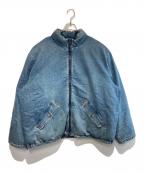 LEVI'Sリーバイス）の古着「BRIGGS ショートパファージャケット」｜インディゴブルー