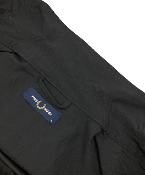 FRED PERRY（フレッドペリー）FRED PERRY (フレッドペリー) Zip Through Overshirt ブラック サイズ:Lの古着・服飾アイテム
