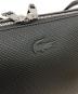 中古・古着 LACOSTE (ラコステ) CHANTACOスクエアショルダーバッグ ブラック 未使用品：14000円