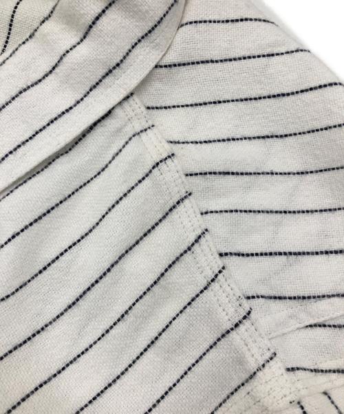 NIGEL CABOURN（ナイジェルケーボン）NIGEL CABOURN ORIGINAL MADRAS TRADING COMPANY (オリジナル マドラス トレーディング カンパニー) MILKMAN COVERALL DRESS ホワイト×ブラック サイズ:M(8)の古着・服飾アイテム
