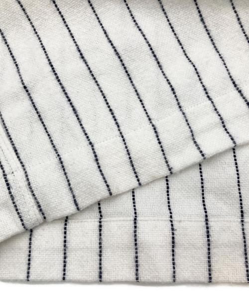 NIGEL CABOURN（ナイジェルケーボン）NIGEL CABOURN ORIGINAL MADRAS TRADING COMPANY (オリジナル マドラス トレーディング カンパニー) MILKMAN COVERALL DRESS ホワイト×ブラック サイズ:M(8)の古着・服飾アイテム