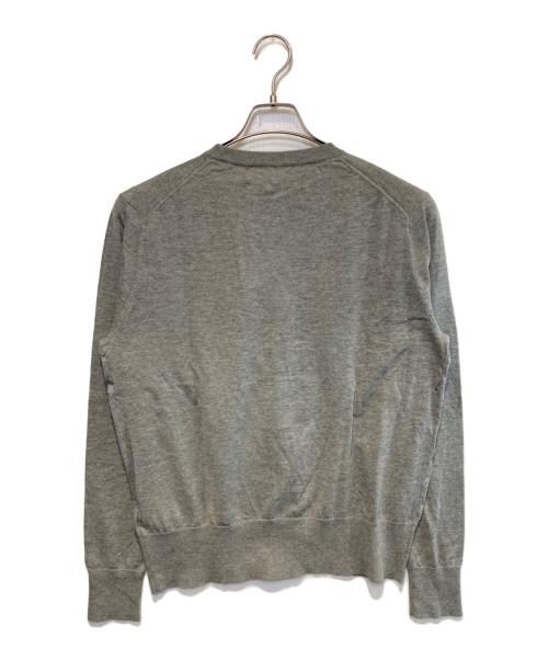 POLO RALPH LAUREN（ポロ・ラルフローレン）POLO RALPH LAUREN (ポロ・ラルフローレン) ピマコットンクルーネックカーディガン グレー サイズ:XL 未使用品の古着・服飾アイテム
