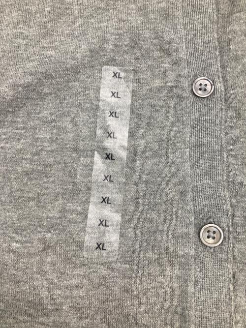 POLO RALPH LAUREN（ポロ・ラルフローレン）POLO RALPH LAUREN (ポロ・ラルフローレン) ピマコットンクルーネックカーディガン グレー サイズ:XL 未使用品の古着・服飾アイテム