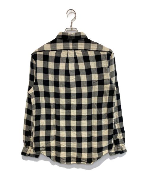 RALPH LAUREN（ラルフローレン）RALPH LAUREN (ラルフローレン) チェックネルシャツ ホワイト×ブラック サイズ:Mの古着・服飾アイテム