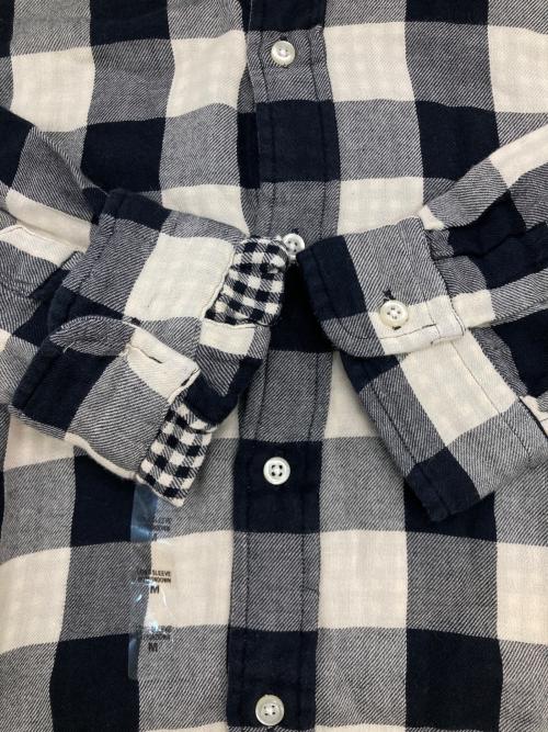 RALPH LAUREN（ラルフローレン）RALPH LAUREN (ラルフローレン) チェックネルシャツ ホワイト×ブラック サイズ:Mの古着・服飾アイテム