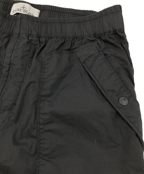STONE ISLAND（ストーンアイランド）STONE ISLAND (ストーンアイランド) ストレッチコットン カーゴパンツ ブラック サイズ:33の古着・服飾アイテム